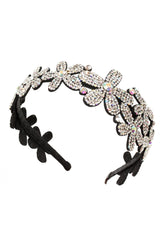 Bentita Ocazie 3 Flori Cristale Alb